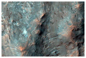 Megabreccia in Crater Central Peak
