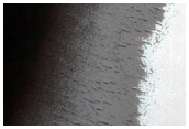 Possible Exposure of Polar Layered Deposits in Area Not Well Observed