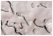 South Polar Residual Cap in Summertime