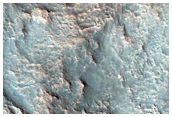 Bedrock Outcrops in Bonestell Crater