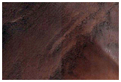 Possible Exposure of Polar Layered Deposits in Area Not Well Observed