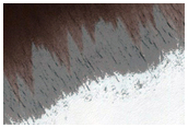 Possible Exposure of Polar Layered Deposits in Area Not Well Observed