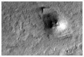 Knob on South Polar Layered Deposits