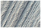 Basal Exposure of South Polar Layered Deposits
