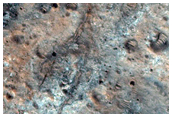 Dark Area in Crater Floor