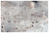 Exposed Section of Lunae Planum Material