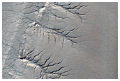 Exposure of South Polar Layered Deposits