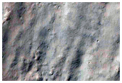Gullies in Crater