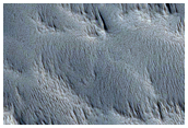 Valleys on Western Hecates Tholus