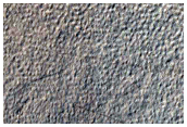 Sediment in Crater