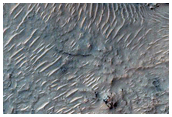 Possible Future Mars Landing Site with Layered Deposits in Niesten Crater