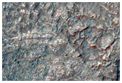 Layers on Northern Rim of Hellas Basin
