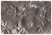Material on Crater Floor West of Flammarion Crater