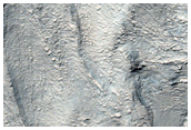 Tongue-Shaped Flow Feature on Non-Pole Facing Slope South of Kepler Crater