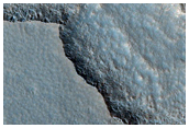 Degradation around Crater