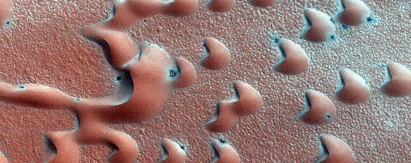 Dunes in Crater