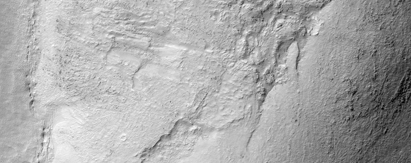 Greater Hellas Region Crater Rim or Escarpment