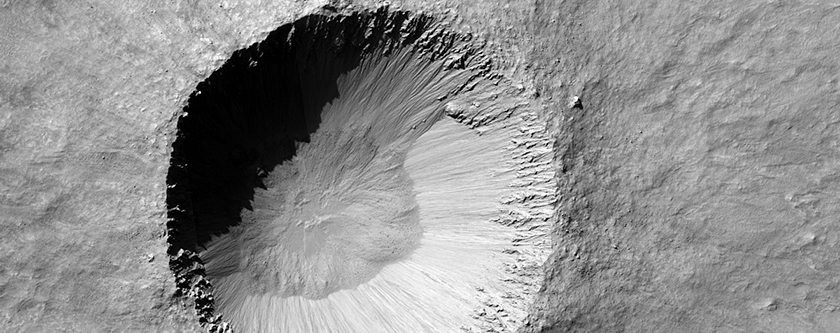 Fresh Impact Crater