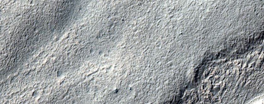 Tongue-Shaped Flow Features Near Reull Vallis