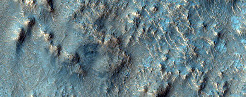 Crater in Tyrrhena Terra