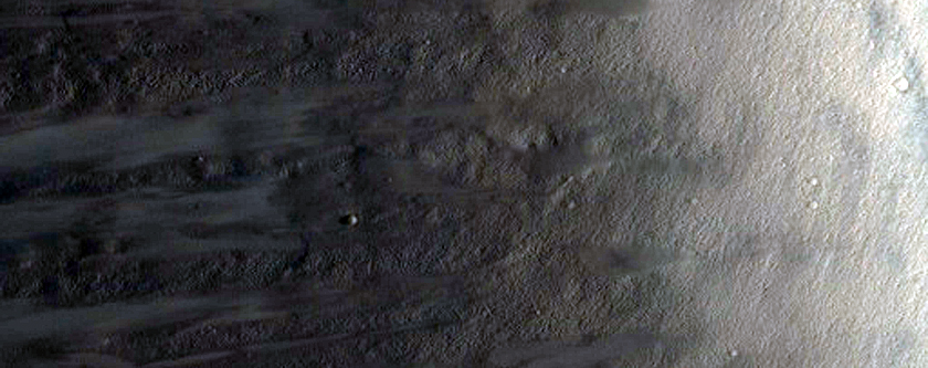 Crater Rim with Possible Columnar Jointing