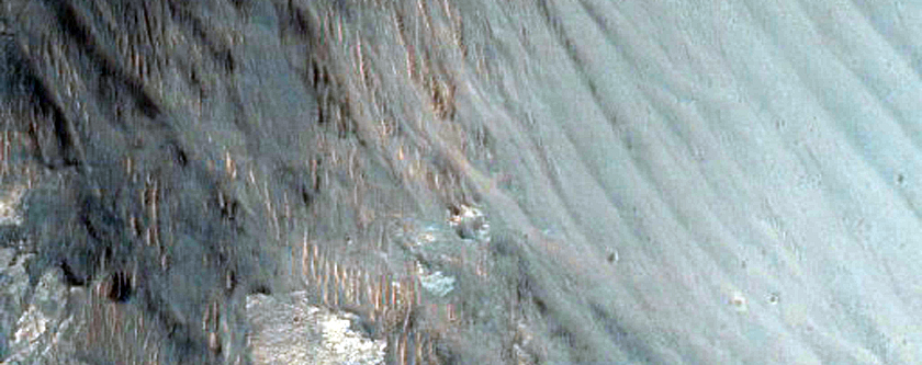 Debris Aprons within Ius Chasma
