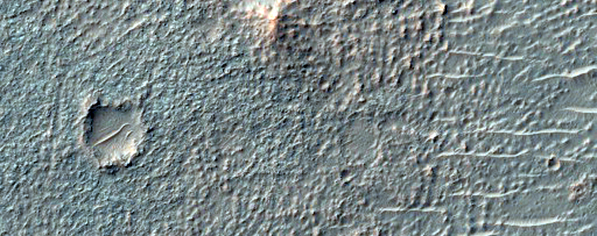 Crater Filling Materials North of Erythraeum Chaos