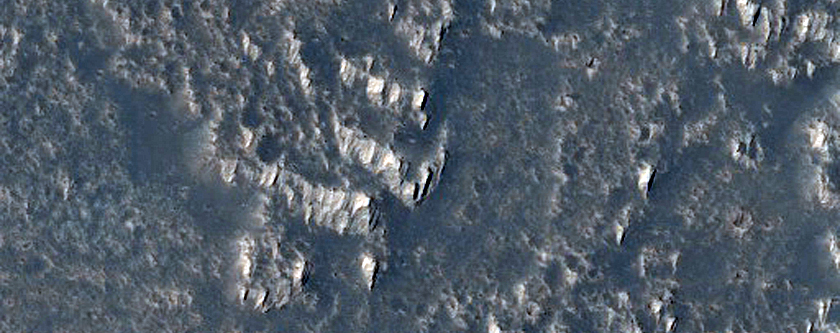 Flow Field South of Arsia Mons