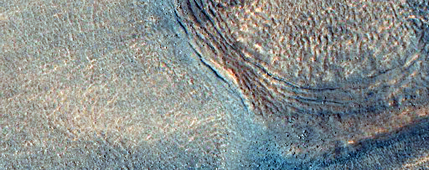 Crater in Periglacial Terrain