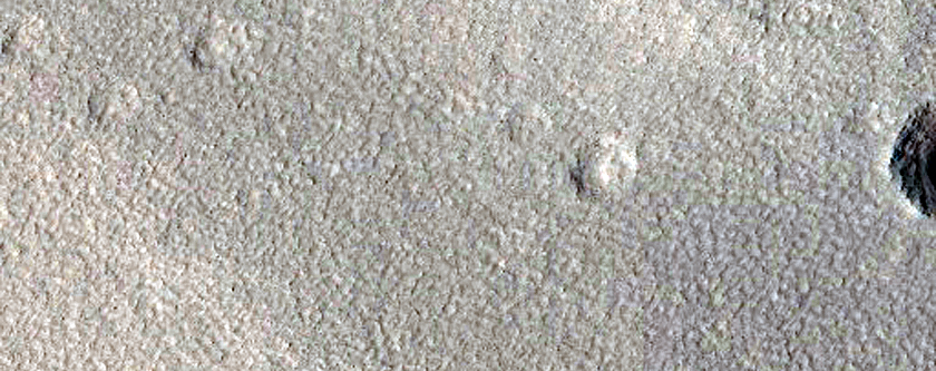 Degraded Crater on the Northern Plains