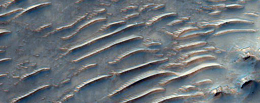 Possible Sulfates or Zeolites in a Crater in Libya Montes