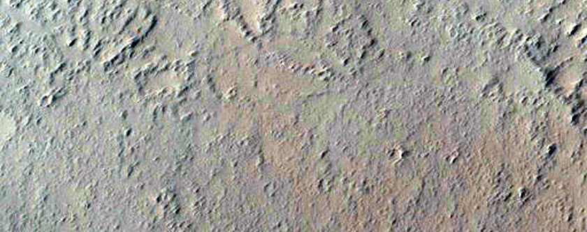 Reticulate Bedform and Recent Impact Crater