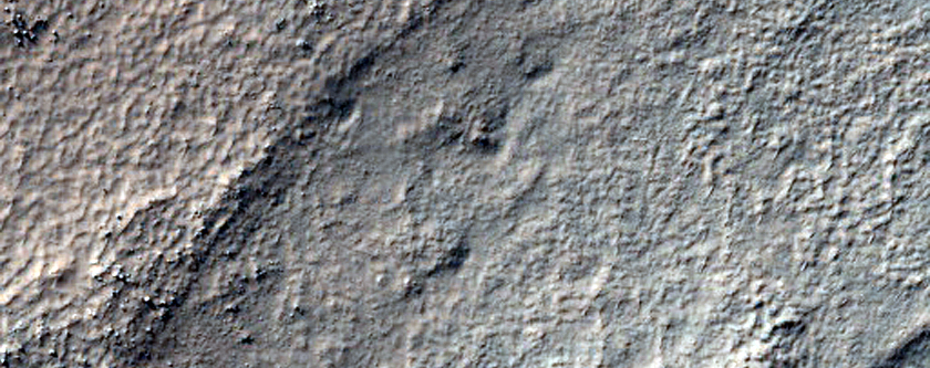 Icaria Fossae Crater
