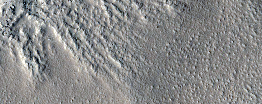 Crater in Arcadia Planitia