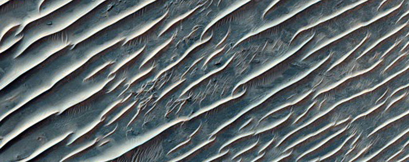 Central Pit of an Impact Crater