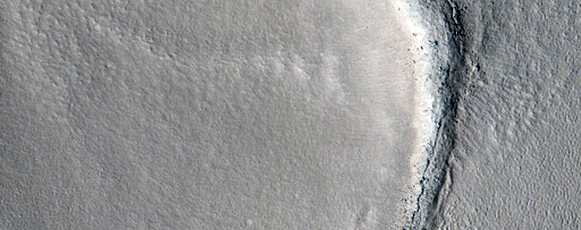 Crater on Northern Plains