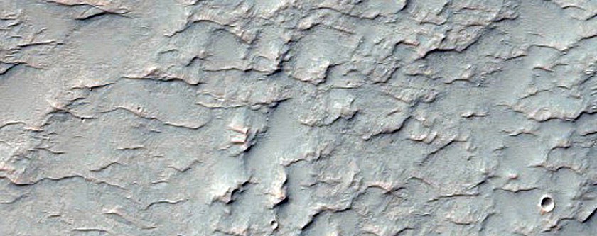 Alluvial Fans in Crater
