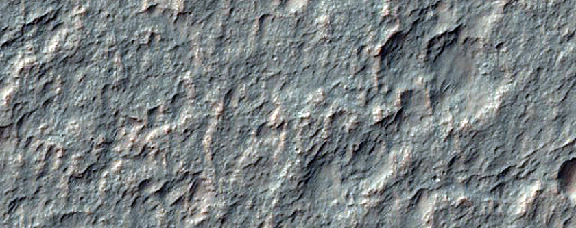Cimmeria Terra Highland with Possible Phyllosilicates