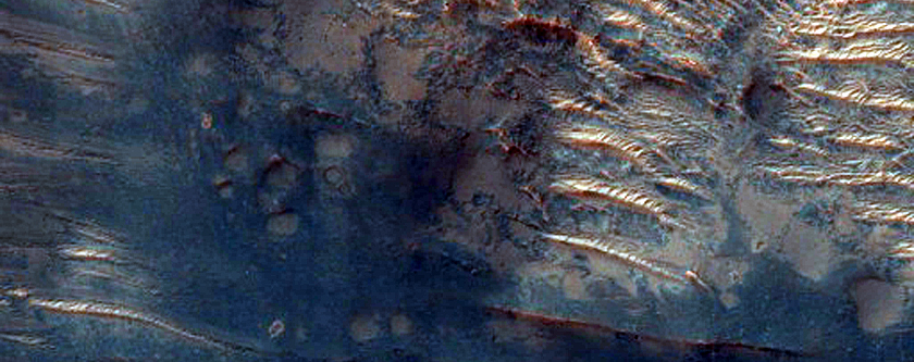 Crater within Schroeter Crater