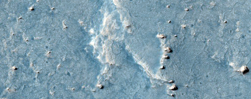 Eastern Meridiani Planum Layers and Landforms