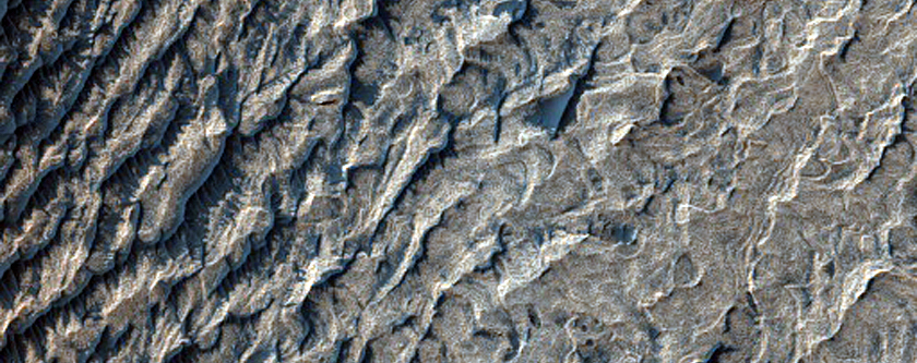 Melas Chasma Scarp
