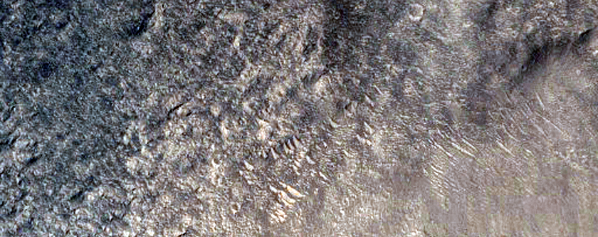 Light-Toned and Yardang-Forming Material