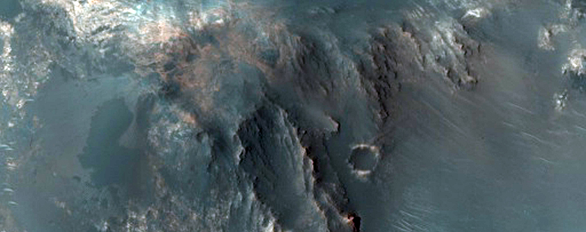 Peridier Crater Dune Changes