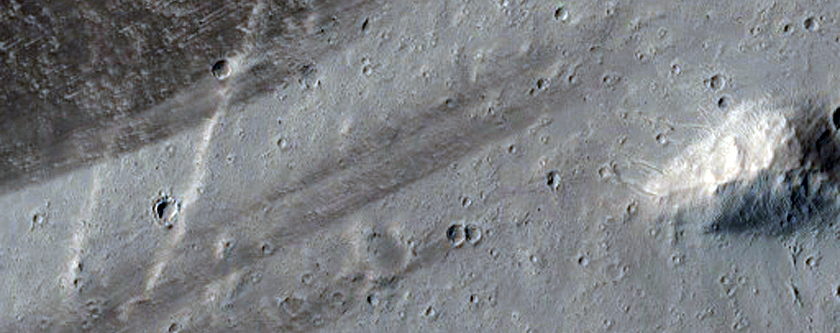 Channel in Tharsis Region