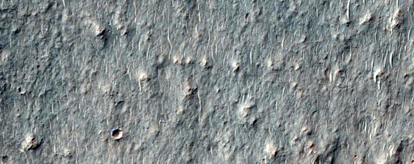 Landforms North of Gorgonum Chaos