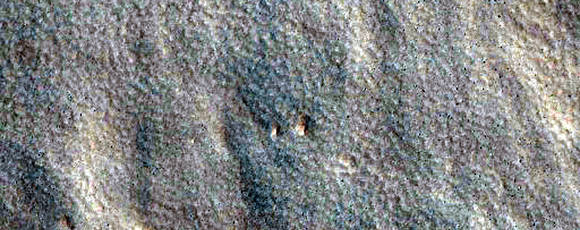 Possible Detection of Phyllosilicates in Crater Ejecta