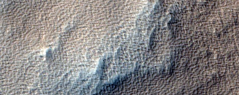 Small Scarp in Memnonia Region