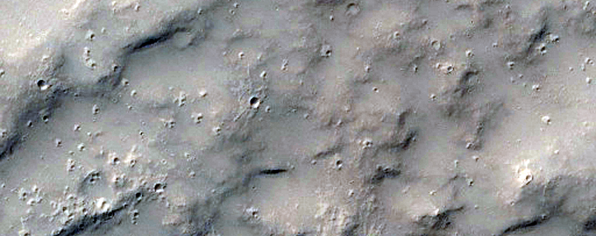Well-Defined Crater Ray Emanating from Gratteri Crater
