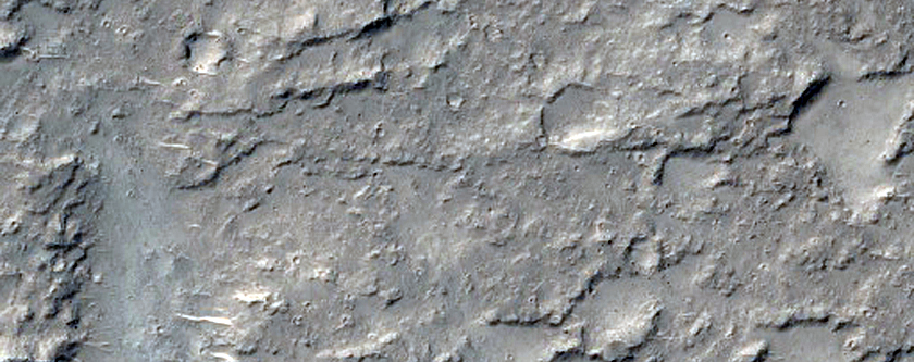 Mesa-Forming Material in Terra Cimmeria Intercrater Terrain