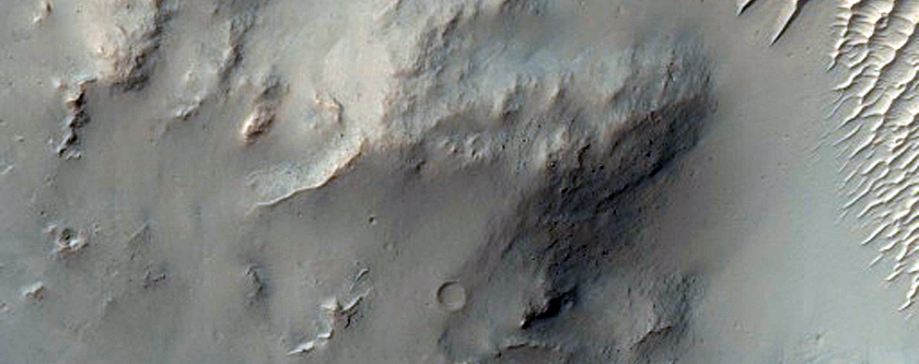 Central Uplift with Phyllosilicates